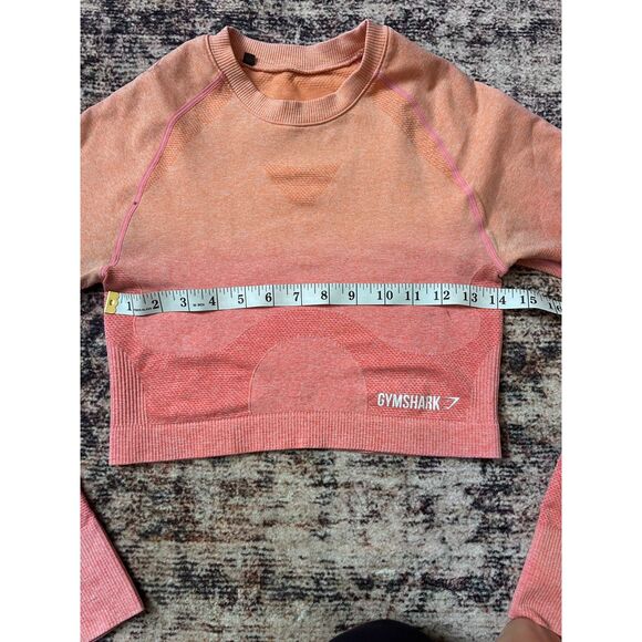 Gymshark Adapt Ombre Seamless Long Sleeve Crop Top - Picture 9 of 9